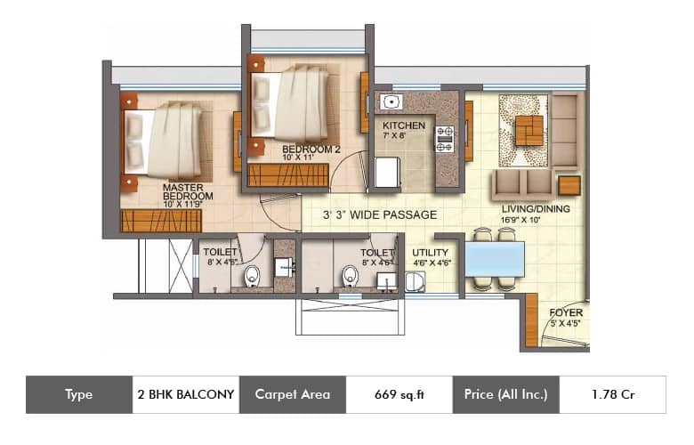 Runwal Forest 2,3 BHK flats starting from 1.08 Cr in Kanjurmarg West